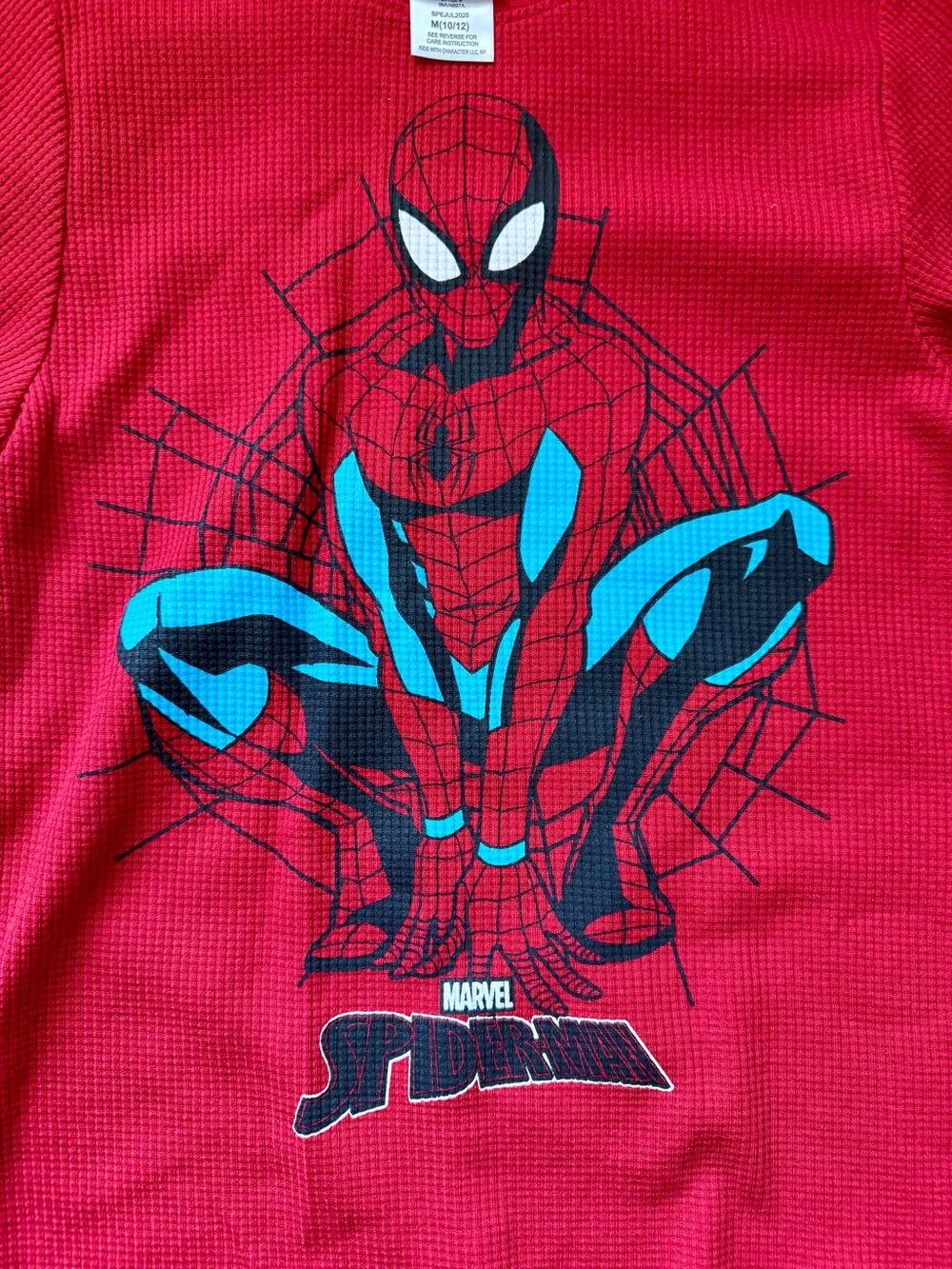 Spider-Man 2 Pack Long-sleeve T-shirt Set - Grey Red Boys Tees NWT Sz M (10-12) - Picture 5 of 6